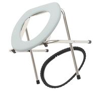 ERINGOGO sgabello da toilette obiettivi a forma di Tolletto sedile del water morbido sedili WC rialzati sedia da bagno sedia da toilette sgabello vasino per adulti Acciaio inossidabile