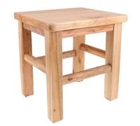 ERINGOGO Sgabello in Legno per Piccoli 27x23x27 Cm, Sedia Portatile Antiscivolo Multiuso per Cucina, Studio e Bagno, Rialzo Compatto e Facile da Pulire per Casa e Scuola