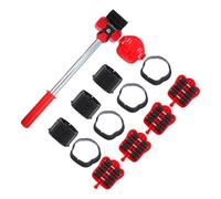 ERINGOGO Sollevatore Mobili, Furniture Lifting Rod, Ferro e Gomma, Rosso, Heavy Duty, per Mobili e Elettrodomestici, Casa e Ufficio