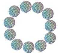 ERINGOGO Spaventapasseri Riflettente per Uccelli 40 Pezzi in PVC Argento, Facile da Strappare e Incollare, Dissuasore Uccelli per Fattorie e Frutteti