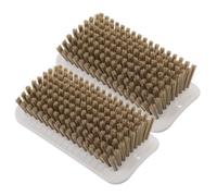 ERINGOGO Spazzola Autopulente la Toelettatura di Maialini Nani, Set da 2 Pezzi con Setole Morbide, Montaggio su Albero, Spazzola Massaggiante Multiuso per Pulizia e Graffiatura