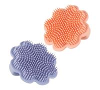 ERINGOGO Spazzola per Ragazzo Ragazza in Silicone, 2 Pezzi, Pettine per Crosta Lattea e Massaggio del Capelluto, per Bagnetto e Pulizia Delicata del Ragazzo Ragazza