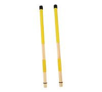 ERINGOGO Spazzole per Tamburo in Legno di Acero 19 Set Professionali Bastoni in Bambù Antiscivolo per Batterie Acustiche e Jazz, Accessori Resistenti per Musicisti e Percussionisti