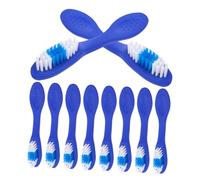 ERINGOGO Spazzolino da Denti Usa e Getta Blu 20 Pezzi per Viaggio e Condivisione con Famiglia Setole Morbide e Manico Corto in Pp senza Danneggiare le Gengive