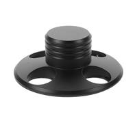 ERINGOGO Stabilizzatore del peso del disco: accessorio per giradischi in metallo nero ad alta resistenza - stabilizzatore antiscivolo per giradischi in vinile per uso domestico da DJ