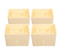 ERINGOGO Stampo per Tofu e Pressa per Formaggio 4 Pezzi Set per Produzione Domestica di Tofu Facile da Pulire e Pratico per Cucina Casalinga