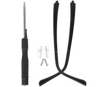 ERINGOGO Stanghette per Occhiali Antiscivolo Kit di Riparazione Viti, Nasello e Cacciavite, Leggere e Comode per Occhiali da Sole e Vista Uso Quotidiano