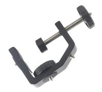 ERINGOGO Supporto Morsetto da Tavolo in Alluminio Nero Multi Funzione per Microfono e Lampada Montaggio Stabile Senza Attrezzi Organizza Spazi Lavoro e Registrazione