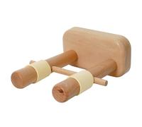 ERINGOGO Supporto Parete Chitarra Legno Massello Gancio Appendiabiti per Chitarra Violino Design Diviso Facile Installazione Rimozione Angoli Regolabili Classica Ukulele