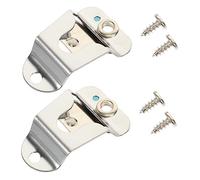 ERINGOGO Supporto Per Radio Cb e Microfono Mobile Clip Di Fissaggio in Metallo Per Microfono Set Da 2 Ganci Per Auto