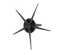 ERINGOGO Supporto pieghevole a 5 gambe in metallo nero portatile e salvaspazio per strumenti a soffio come tromba e clarinetto