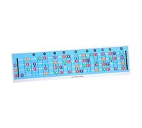 ERINGOGO Tabella Accordi Per Basso Elettrico Poster Di Pratica Per Principianti Guida Visiva Per Imparare Materiale Resistente e Sicuro Per Musicisti Alle