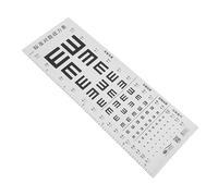 ERINGOGO Tabella Per Test Visivi Standard Metri Con Misuratore Di Altezza Realizzata in Pvc Ecologica Durevole Per Misurare La Vista Dei Ragazzo Ragazza Ragazza