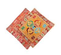 ERINGOGO Tappetino Antiscivolo per Ciotola Tibetana Cuscino Religioso per Meditazione 2 Pezzi per Campane Tibetane Resistente