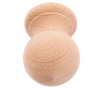 ERINGOGO Terminali Decorativi per Letto in Legno Massello Non Finito, Pinnacoli Rotondi Artigianali 7x5 Cm, Decorazione Interna Casa Stile Ponte Romano
