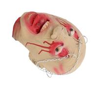 ERINGOGO Testa Umana Artificiale Decorazione Halloween Ciondolo Appendi Spaventoso Ornaments Casa Stregata Giardino Scena