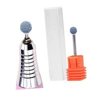 ERINGOGO Testina Art Quarzo Lucidatura Unghie Om27 e Argento per in Sostanza Strumento per Rimodellare Unghie e Rimuovere Acrilica Manicure