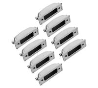 ERINGOGO Tiranti per Rullante Galvanizzati a Doppia Aletta in Metallo, Set da 8 Pezzi, Accessori Hardware per Batteria Montaggio Rapido, Compatibili Vari Kit e Grancasse, Finitura Lucida