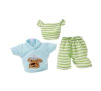 ERINGOGO Vestire la bambola piccolo Neonato ragazzo vestiti per giocattolo roba da bambola vestiti per animali imbalsamati vestiti per bambole da cotone Verde chiaro