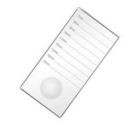 ERINGOGO Vetro Supporto per Colla per Ciglia Finte Strumenti per Extension Ciglia in Resistente Accessori per Extension Facile da Pulire e Trasportare