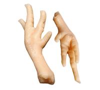 ERINGOGO Zampe di Pollo Finte in PVC Resistente 2 Pezzi Decorazione Cucina Creativa e Accessorio Fotografico per Esposizione Alimentare Realistica