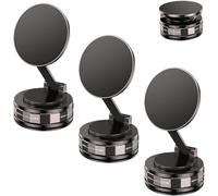 ERISAMO Vipbugo, supporto magnetico ad assorbimento del vuoto, supporto magnetico per telefono regolabile a 360°, supporto magnetico pieghevole e retrattile, per auto/specchio/palestra (3 pezzi)