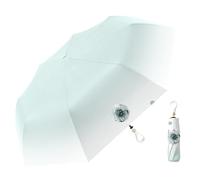 erised's bifrost Ombrello Colore Sfumato Pieghevole Compatto con Apertura/8 * 2 Stecche/Chiusura Automatica/Manico ad Anello/Protezione da Pioggia e Sole/Protezione UV/Portatile/Leggero/Donna Bambino