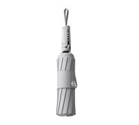 erised's bifrost Ombrello Pieghevole da Viaggio con Manico in Stile Mecha/Ampia Cinghia/Protezione UV/UPF 50+ /Apertura e Chiusura Automatica/10 Stecche/Zaino/Auto Portatile/Sole e Pioggia/Uomo