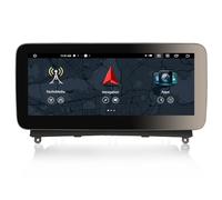 Erisin 10,25 pollici 8 Nucleo [4+64GB] Android 14 Autoradio Navigatore IPS schermo tattile per Mercedes Benz C-Class W204 S204 NTG 4.0 supporta GPS Navi Senza fili CarPlay IPS WiFi 4G Bluetooth