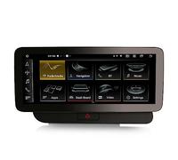 Erisin 12,3 pollici 8G+128G Android 14 Autoradio per Audi Q5 2009-2016 (Configurazione Alta) Supporta GPS Navigatore Bluetooth 5.0 IPS Touchscreen MMI OEM Senza fili CarPlay Android Auto WiFi SWC TPMS