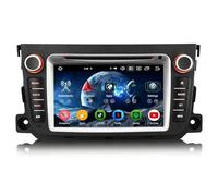 Erisin 7 pollici 8-Core 4GB+64GB Android 13 Autoradio Bluetooth GPS Navigatore per Mercedes Benz Smart Fortwo Supporto CarPlay senza fili Android Auto WiFi DSP DAB+USB DVD OBD2 FM Controllo al volante