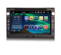 Erisin 7 pollici 8-Core 4GB+64GB Android 13 Autoradio Bluetooth GPS Navigatore per VW Passat Golf 4 Sharan Polo Lupo T5 Skoda Octavia Seat Ibiza 6L CarPlay Android Auto WiFi DSP DAB+CD USB OBD2 FM RDS