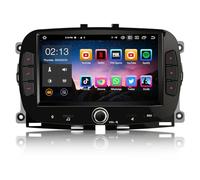 Erisin 7 pollici 8-Core 4GB+64GB Android 13 Autoradio GPS Navigatore per Fiat 500 500C 500S 500E 500 Hybrid Supporto CarPlay Android Auto Bluetooth 5.0 WiFi DSP DAB+ FM RDS OBD2 Schermo Tattile SWC 4G