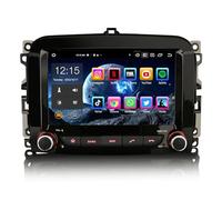 Erisin 7 pollici 8-Core 4GB+64GB Android 13 Autoradio GPS Navigatore per Fiat 500L 2012-2017 Supporto CarPlay Senza fili Android Auto Bluetooth 5.0 WiFi DSP DAB+ USB FM RDS OBD2 Schermo Tattile Canbus