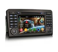 Erisin 7 Pollici 8-Core 4GB+64GB Android 14 Autoradio Bluetooth GPS Navi per Mercedes-Benz Classe ML W164 Classe GL X164 Supporto CarPlay Android Auto WiFi DSP USB RDS DAB+ OBD2 CD Schermo tattile