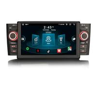 Erisin 7 Pollici 8-Core 4GB+64GB Android 14 Autoradio Bluetooth GPS Navigatore per Fiat Punto Fiat Linea Supporto CarPlay Wireless Android Auto DAB+ WiFi 4G DSP USB IPS Schermo Tattile FM OBD2 Canbus