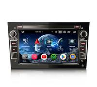 Erisin 7 Pollici 8-Core 4GB+64GB Android 14 Autoradio Bluetooth GPS Navigatore per Opel Corsa C/D Meriva Zafira Antara Astra H Vectra Supporto CarPlay Android Auto WiFi 4G DSP DAB+ USB FM RDS Canbus