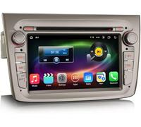 Erisin 7 Pollici 8-Core 4GB+64GB Android 14 Autoradio Bluetooth Navigatore GPS per Alfa Romeo Mito Touch screen Lettore DVD Supporto Wireless CarPlay Android Auto DSP DAB+ WiFi Mirror Link OBD2