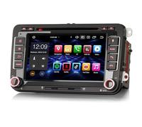 Erisin 7 pollici 8-Core 4GB+64GB Android 14 Autoradio GPS Navigatore per VW Passat Golf 5/6 T5 Polo Tiguan Seat Skoda Bluetooth CarPlay Android Auto DSP WiFi 4G DAB+ RDS Lettore CD Schermo Canbus OPS