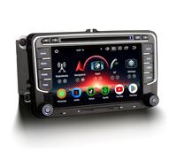 Erisin 7 pollici 8-Core 4GB+64GB Android 16 Autoradio Bluetooth GPS Navigatore per VW Golf 5/6 Passat Polo Tiguan Touran Caddy T5 Sharan Seat Skoda CarPlay Android Auto DAB+ WiFi DSP USB OPS FM CD DVD