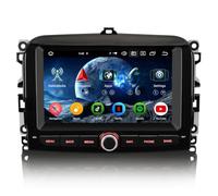 Erisin 7 pollici 8-Core 4GB+64GB Android 16 Autoradio GPS Navigatore per Fiat 500L 2012-2017 Supporto CarPlay Senza fili Android Auto Bluetooth 5.0 WiFi DSP DAB+ USB FM RDS OBD2 Schermo Tattile Canbus