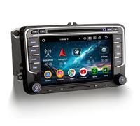 Erisin 7 pollici 8-Core 8GB+128GB Android 16 Autoradio Bluetooth GPS Navigatore per VW Passat Golf 5/6 T5 Polo Tiguan Seat Skoda CarPlay Android Auto DSP WiFi 4G DAB+ RDS Lettore CD Schermo Canbus OPS