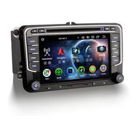 Erisin 7 pollici 8-Core 8GB+128GB Android 16 Autoradio CD per VW Crafter Amarok Caddy Polo T6 Skoda Yeti con GPS Navigatore Bluetooth CarPlay Android Auto DSP WiFi 4G DAB+ FM RDS DVD Schermo Canbus