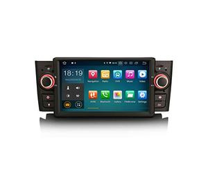 ERISIN 7 pollici Android 12 Autoradio Lettore multimediale per FIAT Punto Linea Supporto GPS Carplay Android Auto Bluetooth A2DP Wifi 4G DAB + RDS Mirror Link TPMS SWC 4GB RAM + 64GB ROM