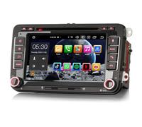 Erisin 7 Pollici Android 16 8-Core 2Din DVD Autoradio con GPS per VW Passat Golf 5 6 Caddy T5 Touran Seat Skoda Polo Supporta GPS Navigatore CarPlay DSP Android Auto WiFi Bluetooth DAB+ OBD2 4GB+64GB