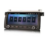Erisin 8,8 pollici 8 Core 4GB+64GB Android 14 Autoradio Bluetooth GPS Navigatore per BMW Serie 3 E46 318 320 325 M3 Rover 75 MG ZT Supporto CarPlay Android Auto DAB+ WiFi OBD2 USB FM RDS DSP Canbus