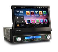 Erisin 8-Core 2GB+32GB Android 14 Autoradio Bluetooth GPS Navigatore 7 pollici Schermo tattile IPS Supporta CarPlay senza fil Android Auto WiFi 4G DSP OBD2 USB DAB+ FM Radio RDS Stereo Auto TPMS