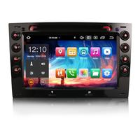 Erisin 8-Core 4+64GB Android 13 Autoradio Navigatore 2 din per Renault Megane 2 2002-2008 Senza fili Carplay GPS IPS Bluetooth 5.0 WiFi 4G DSP OBD