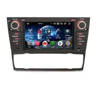 Erisin 8-Core 4GB+64GB 7 pollici IPS Schermo Tattile Android 14 Autoradio Bluetooth GPS Navigatore per BMW Serie 3 E90 E91 E92 E93 M3 Supporto CarPlay Android Auto WiFi 4G DSP DAB+ USB FM OBD2 Canbus