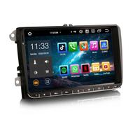 Erisin 8-Core 4GB+64GB 9 pollici Android 16 Autoradio Bluetooth GPS Navigatore per VW Polo 6R Crafter Amarok Caddy Transporter T6 Skoda Yeti Schermo CarPlay Android Auto WiFi 4G DSP DAB+ RDS USB OPS